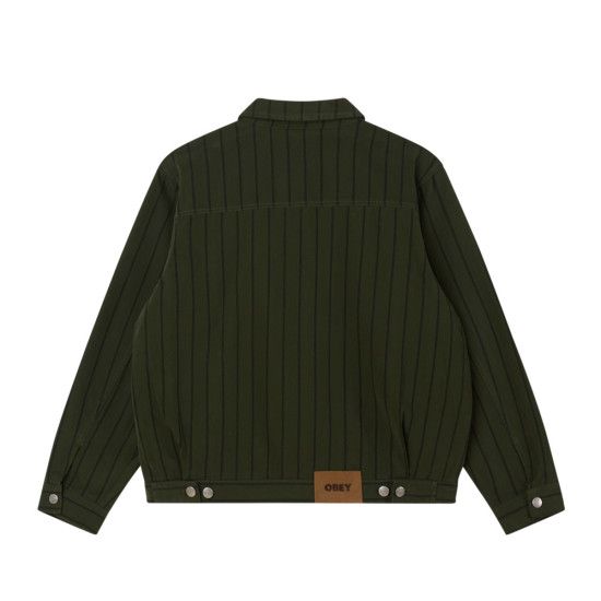 Obey Ανδρικό jacket Stripe Zip Up Jacket Obey Ανδρικό jacket Stripe Zip Up Jacket